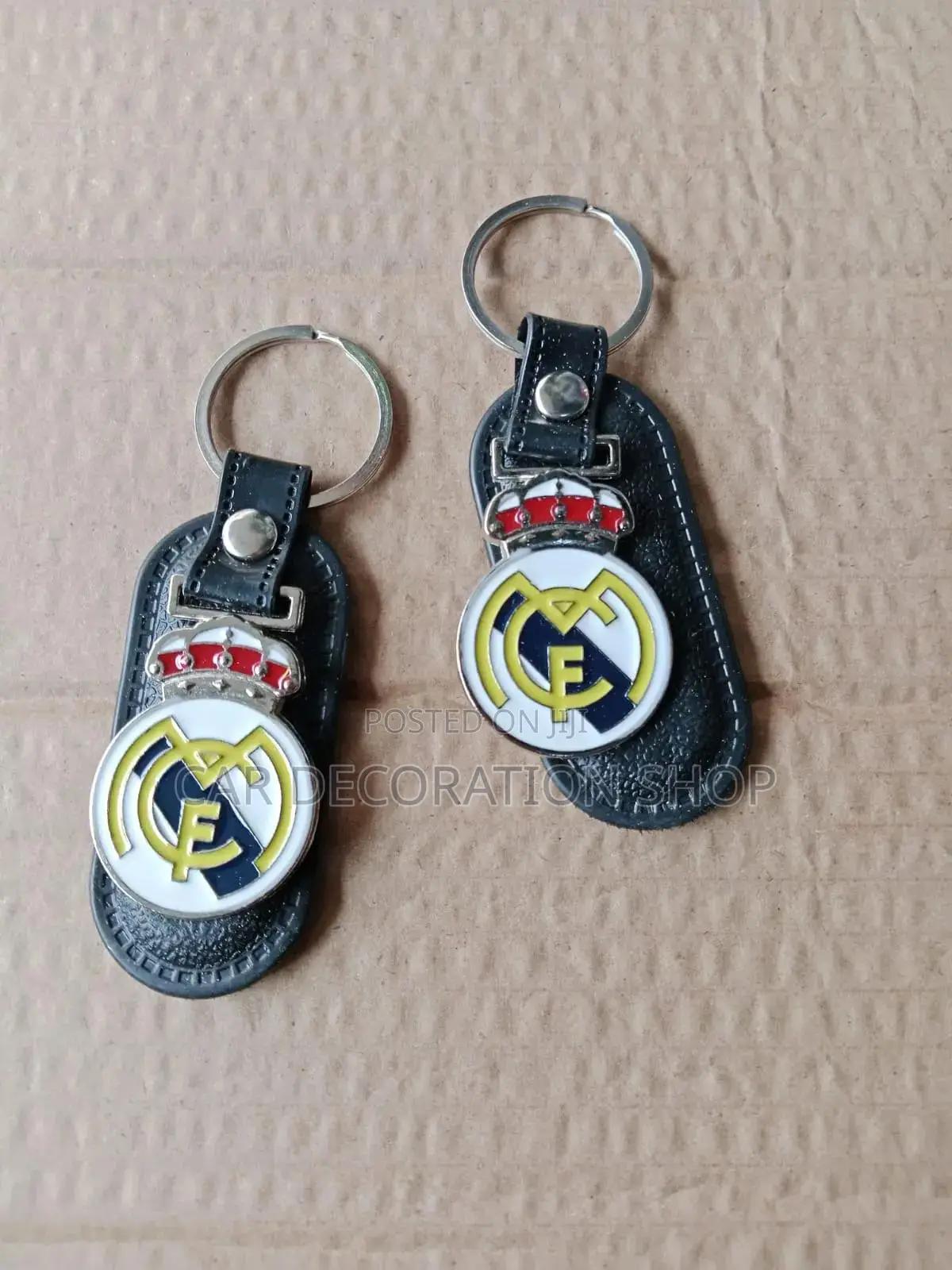 1pc Generic Real Madrid Football Metal Key Chain