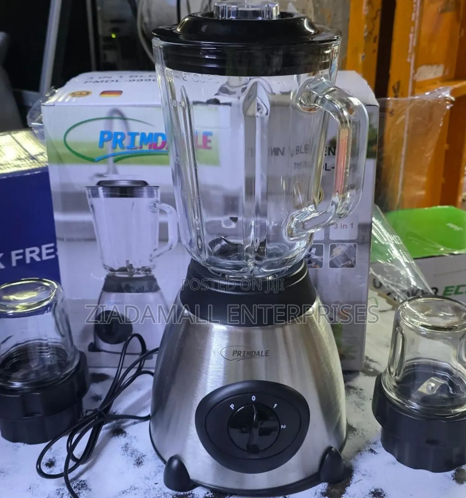 Primadale 3 in 1 400w Multi-Function Blender – Blend, Grind Mix