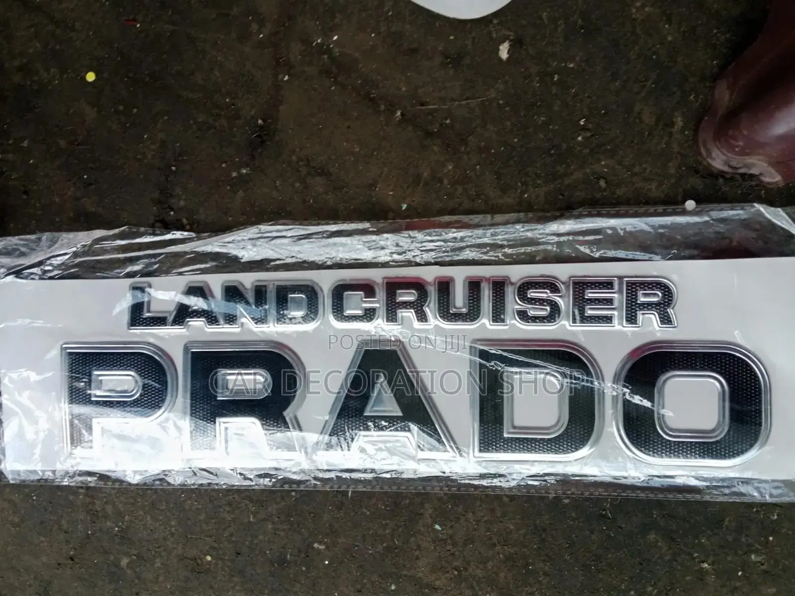 Black Land Cruiser Prado Badge Emblem