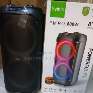 Syinix Powerful Bass Boom
Syndj280twd
<>Wireless Microphone