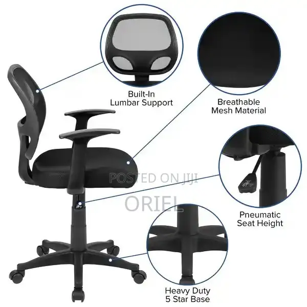 Office Chairs : Modern Adjustable Cashier Counter Chair Stool