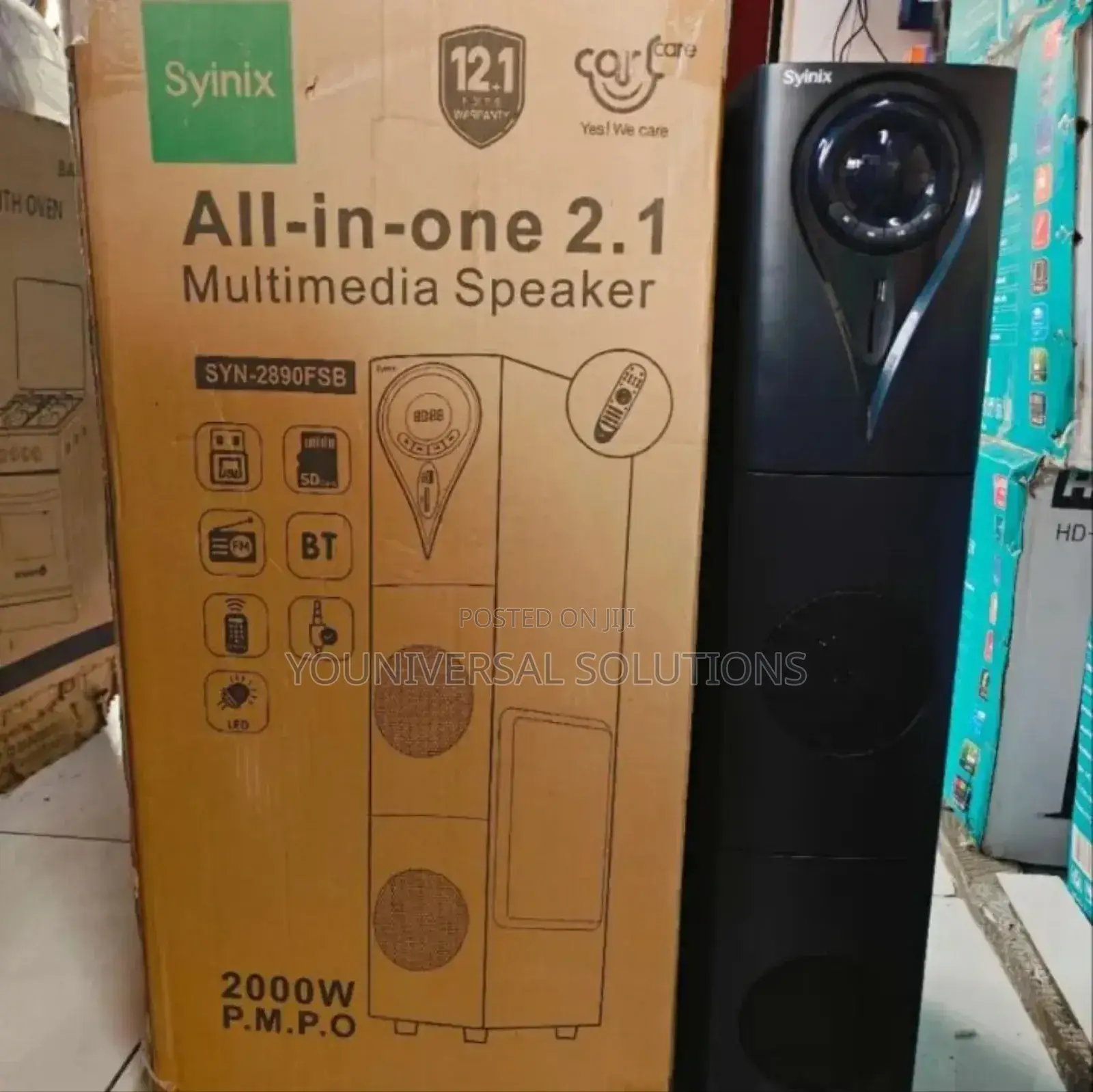 Syinix All in One 2.1 Powerful
Bass Multimedia Speaker