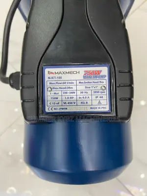 Maxmech Booster Pump 750w 1hp
