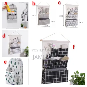 Over the Door Storage Pockets Organizer - Cr