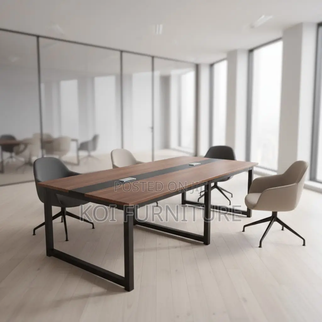 Boardroom Table; 2.4m Top Designed Executive Koi Boadroom Tabe