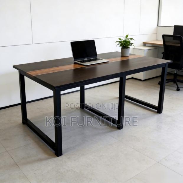 Boardroom Table; 2.4m Top Designed Executive Koi Boadroom Tabe - thumbnail 3