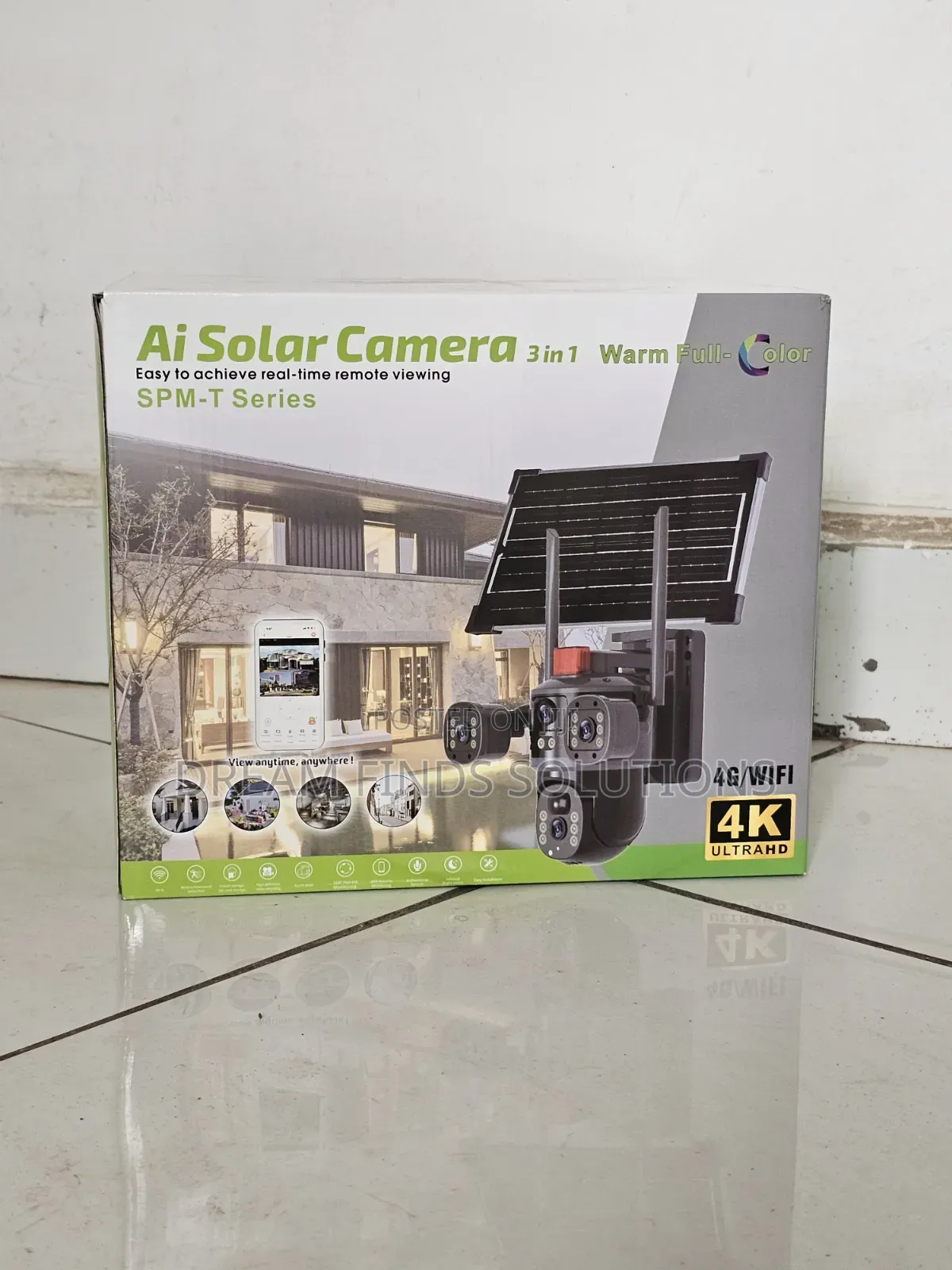 3600 Solar 3 in 1 Ai Cameras