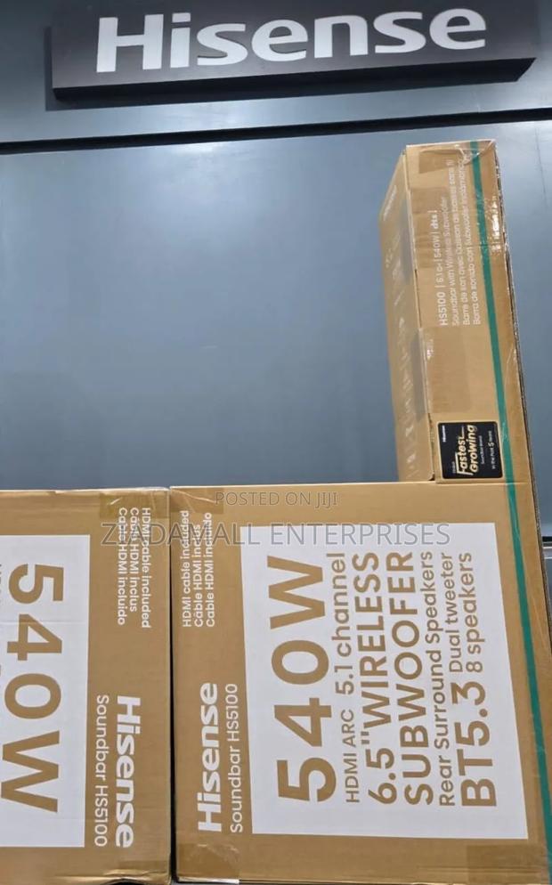 Hisense Soundbar 5.1 Hs5100 540 Watts ,Elevate Your Audio