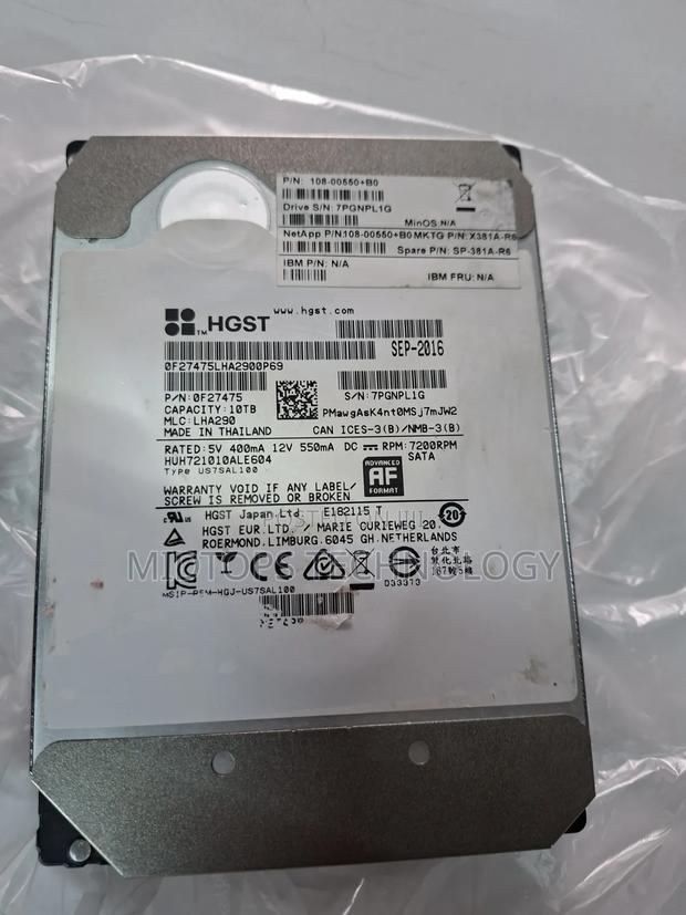 10tb Hard Drive - main view