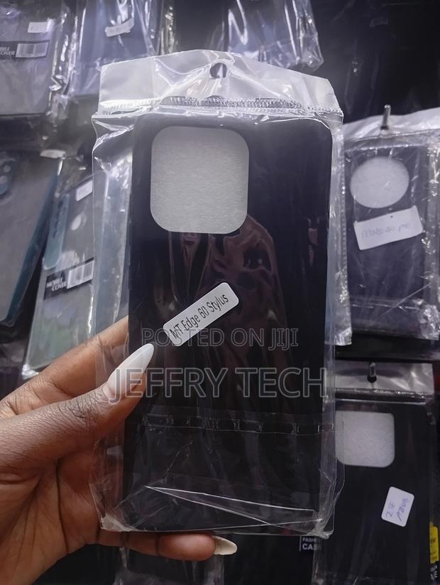 Motorola Edge 60 Stylus Black Silicone Back Cover Case