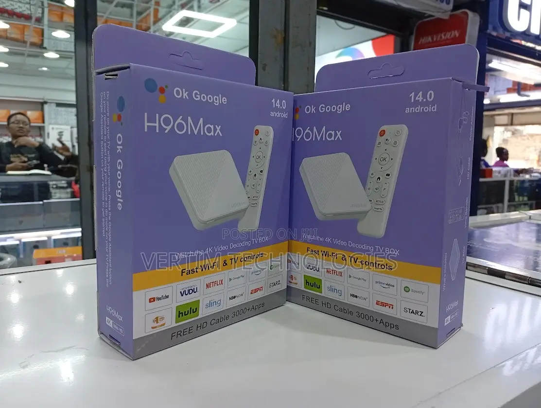 H96max 2+16 Android 14.0 Tv Box - Smooth Android Smart Box