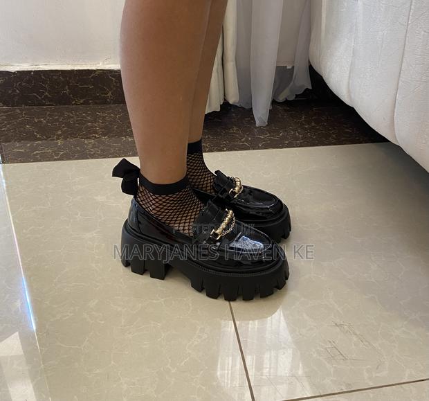 Black Chunky Loafers