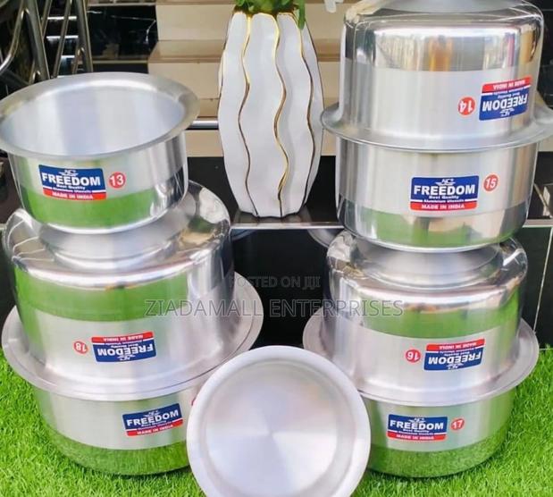 Heavy Duty 8pcs Sufuria Set – Durable, Efficient Easy to Maintain