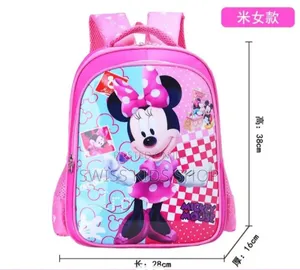 Minnie Mouse School Bag for Girls Pp2, Grade 1 and Grade 2