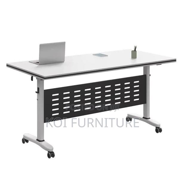 Office Table; 1.2 Meters Foldable Home Office Conference Portable Desk - thumbnail 2