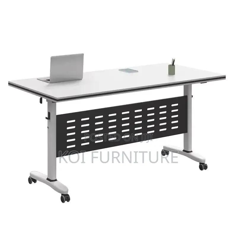 Office Table; 1.2 Meters Foldable Home Office Conference Portable Desk