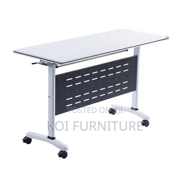 Office Table; 1.2 Meters Foldable Home Office Conference Portable Desk - thumbnail 3