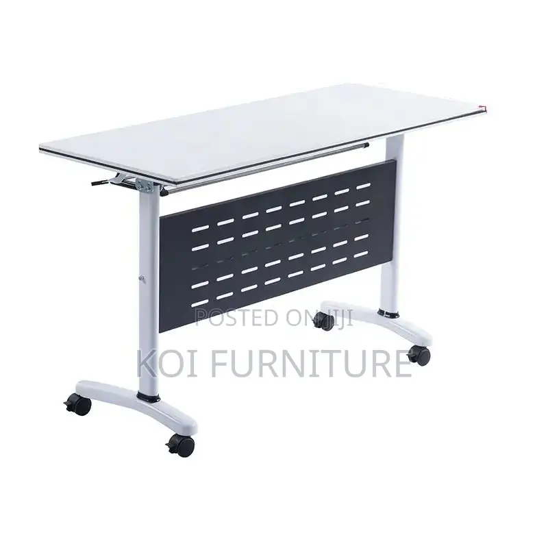 Office Table; 1.2 Meters Foldable Home Office Conference Portable Desk