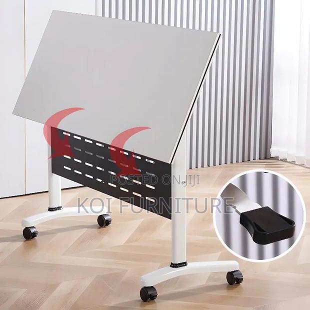 Office Table; 1.2 Meters Foldable Home Office Conference Portable Desk - thumbnail 6