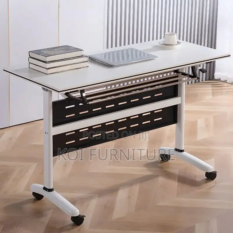 Office Table; 1.2 Meters Foldable Home Office Conference Portable Desk