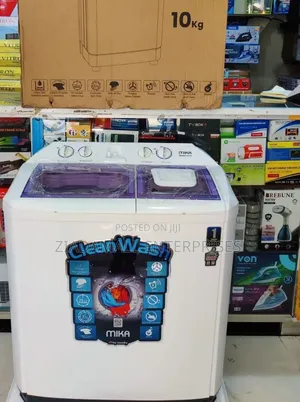 Mika Twin Tub 10kg Washer – Fast, Efficient High-Capacity Performanc