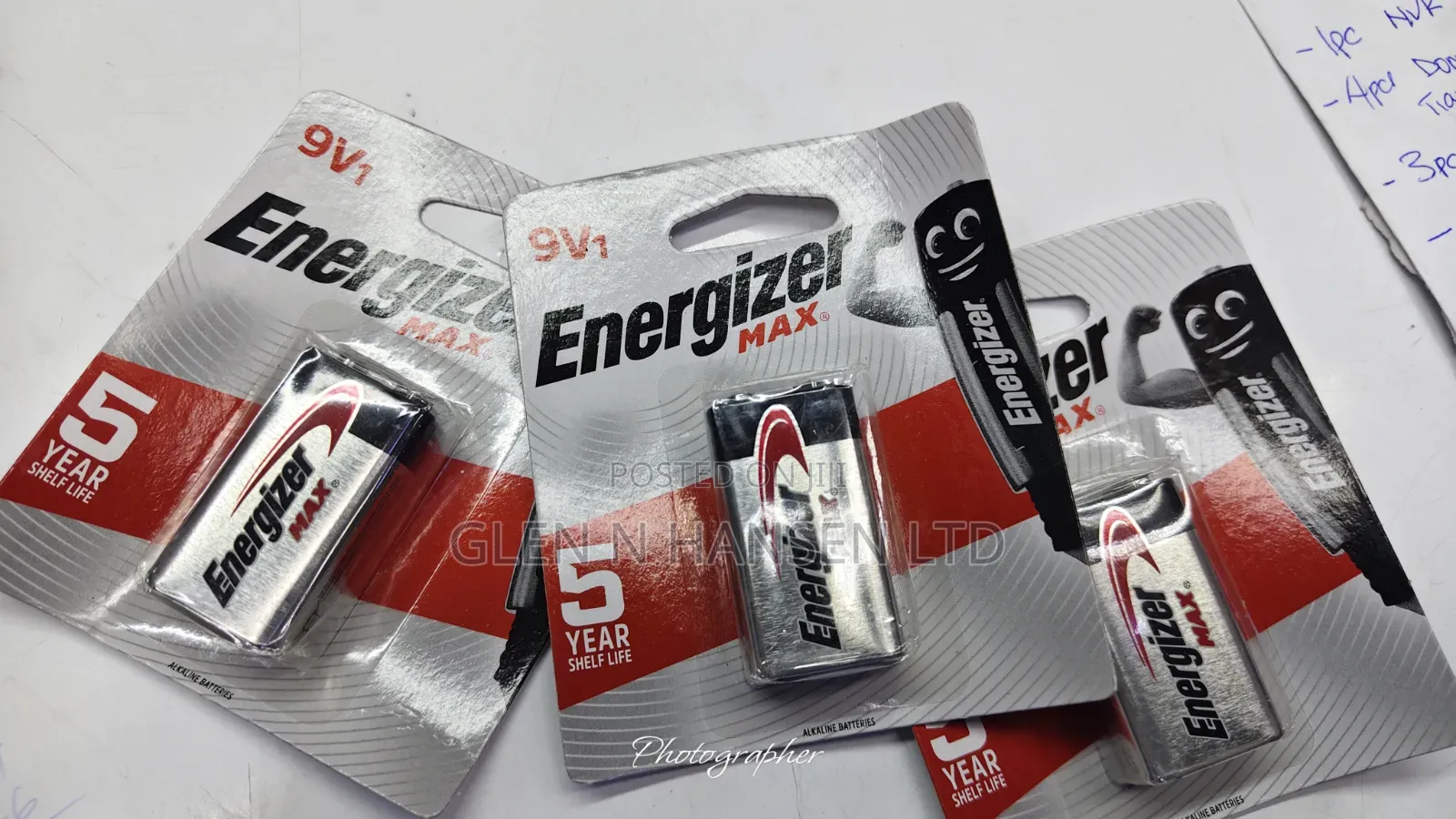 9v Energizer Battery
