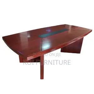 Boadroom Table; 2.4 Meters Mahogany Wooden Red Brown Boadroom Table