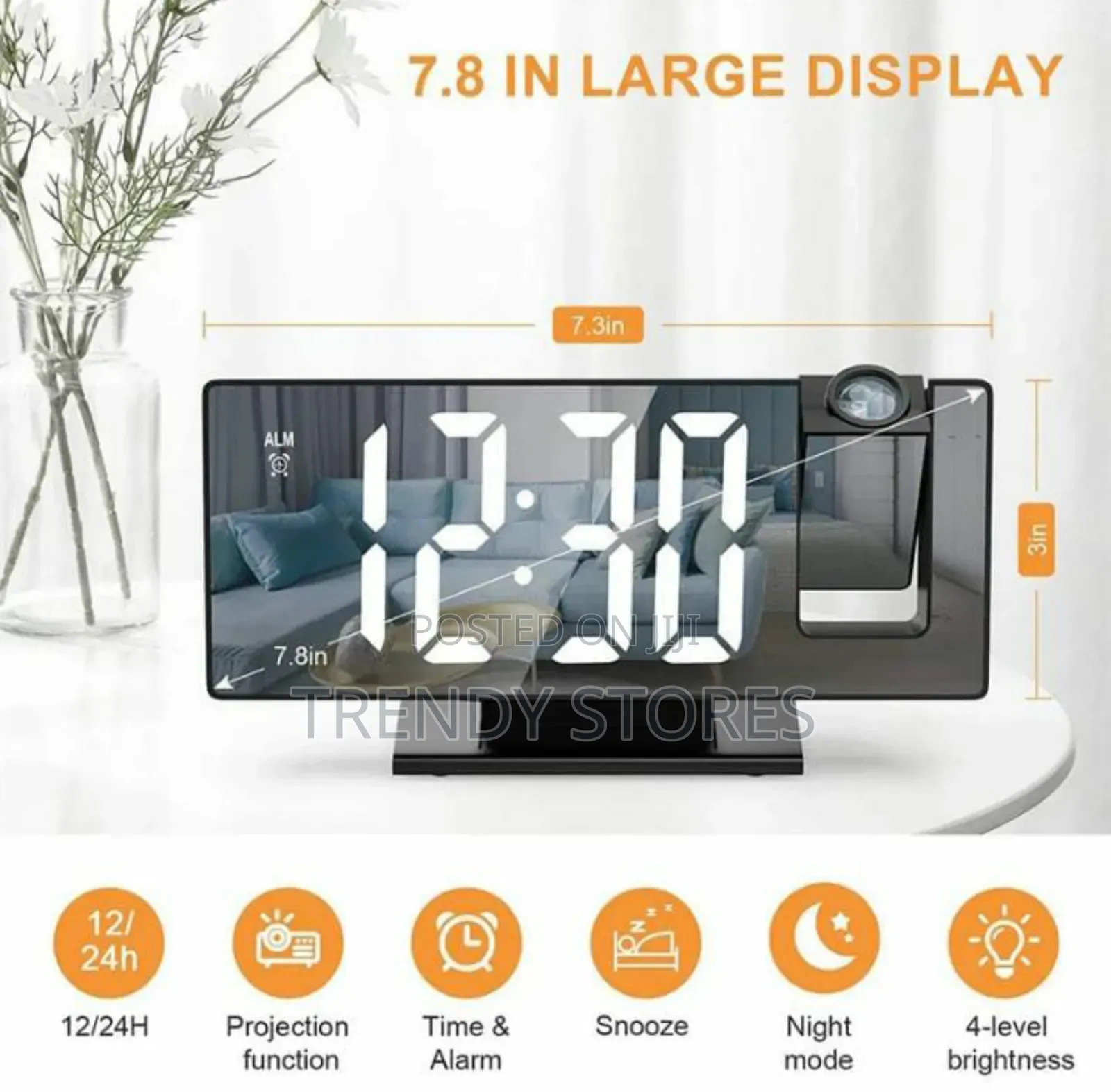 Projection Digital Clock