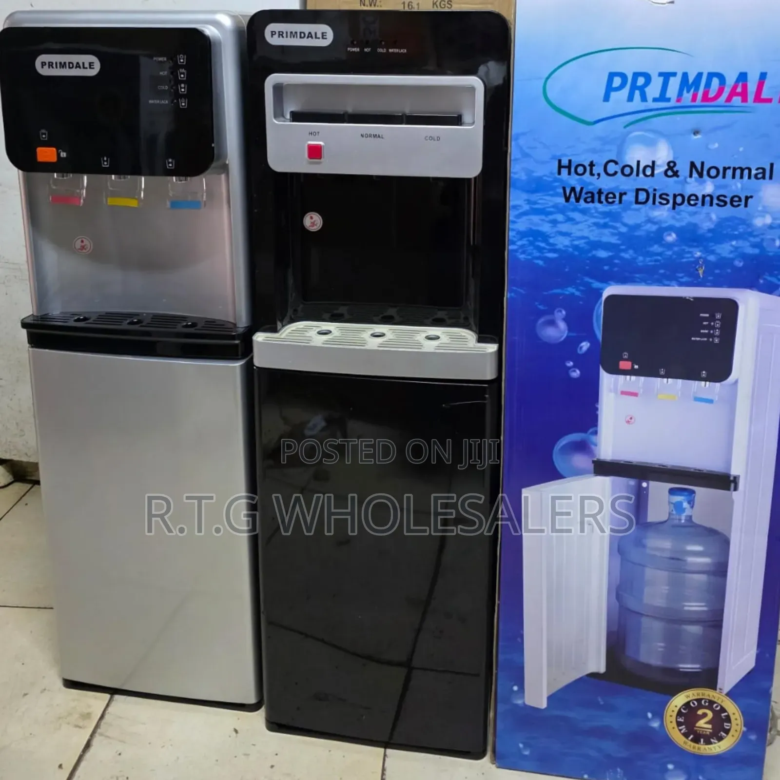 Primadale Hot Cold Normal Dispenser Bottom Load Safe Lock