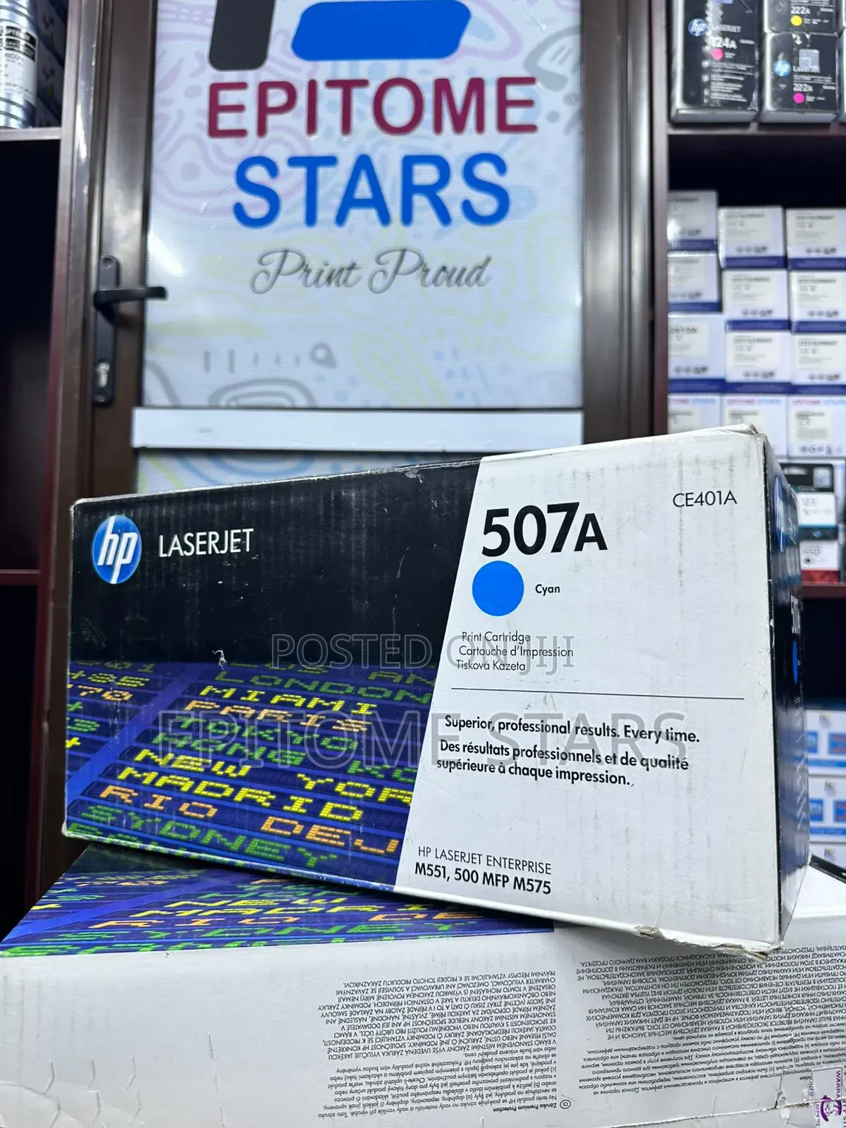 Hp 507a (Ce400a) Toner Cartridge New