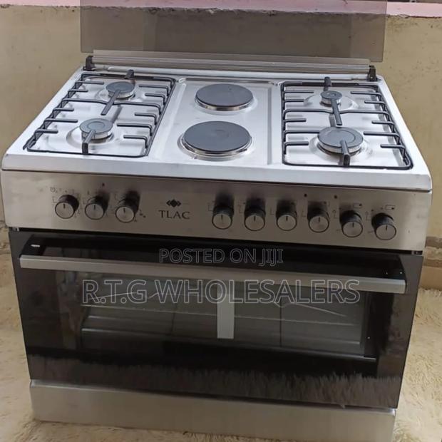 Tlac 60x90 Cooker 4 Gas + 2 Electric Plates Oven