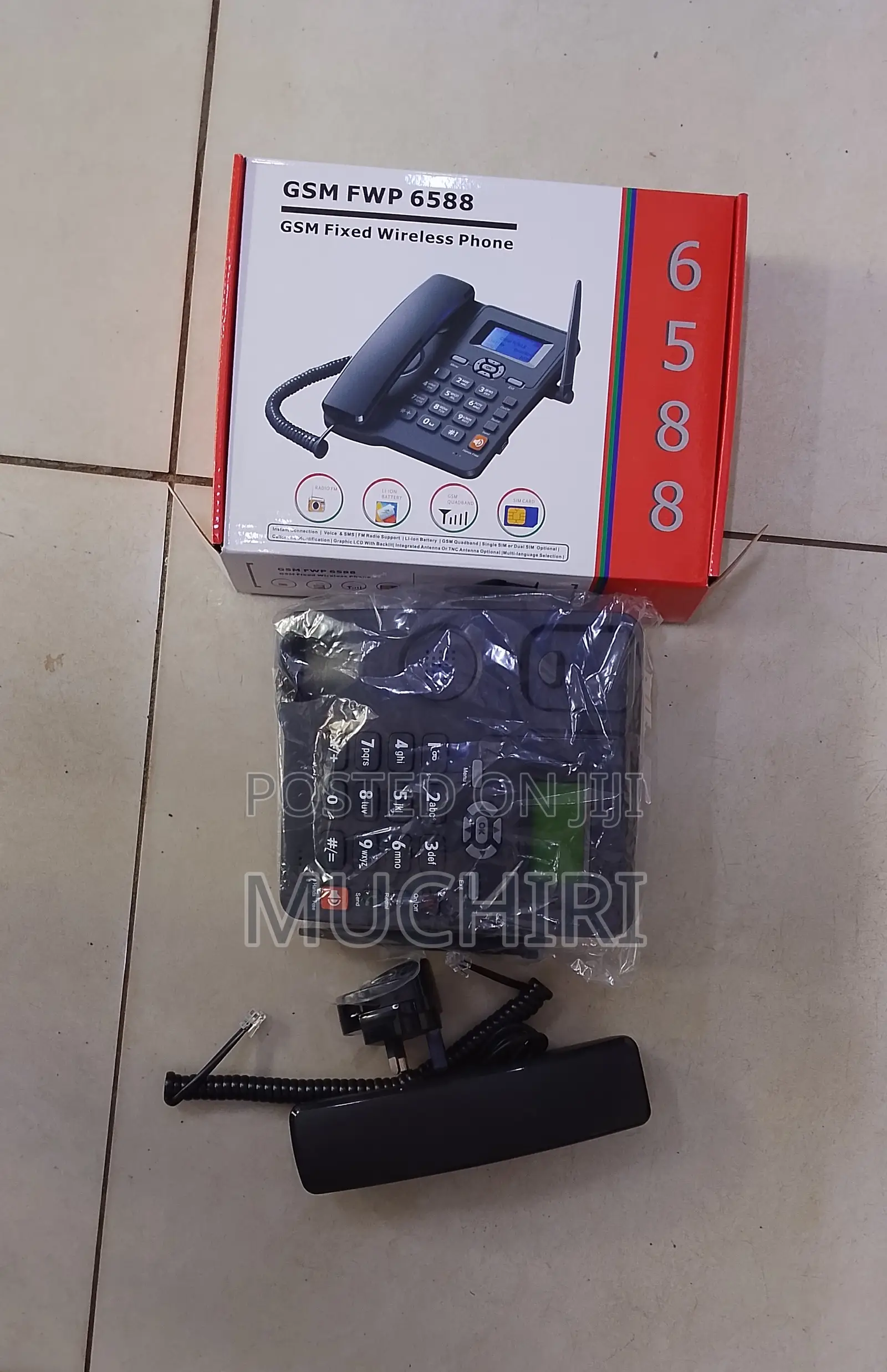 New GSM Deskphone 6588 GSM Simcards Office Deskphone