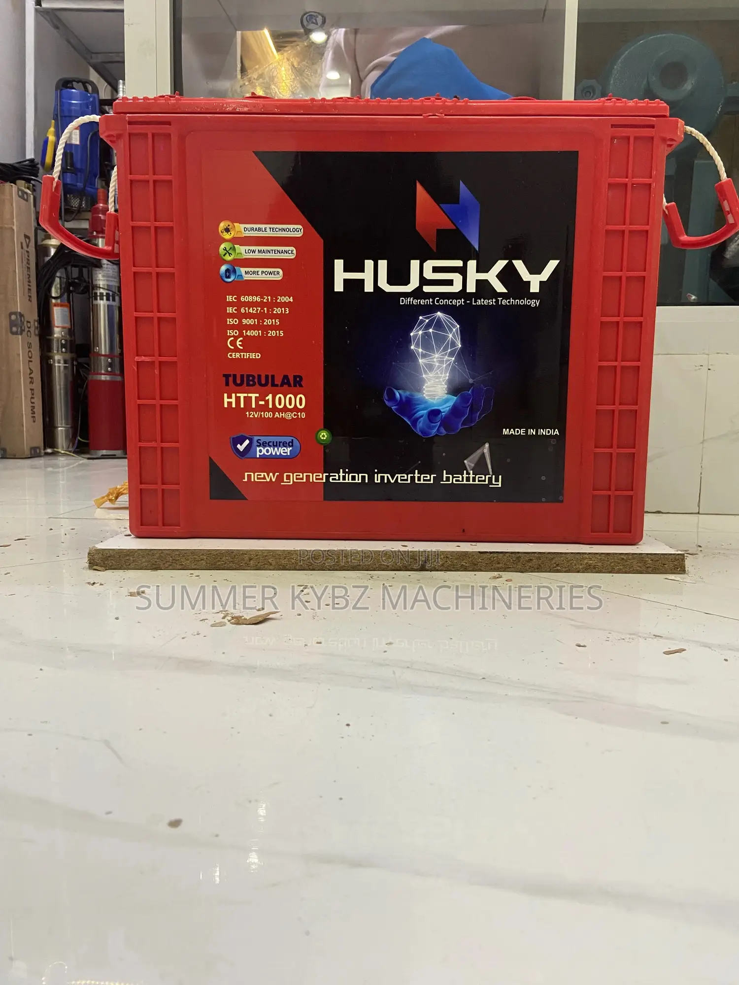 Husky HTT -1000 Tubular Inverter Battery 100ah