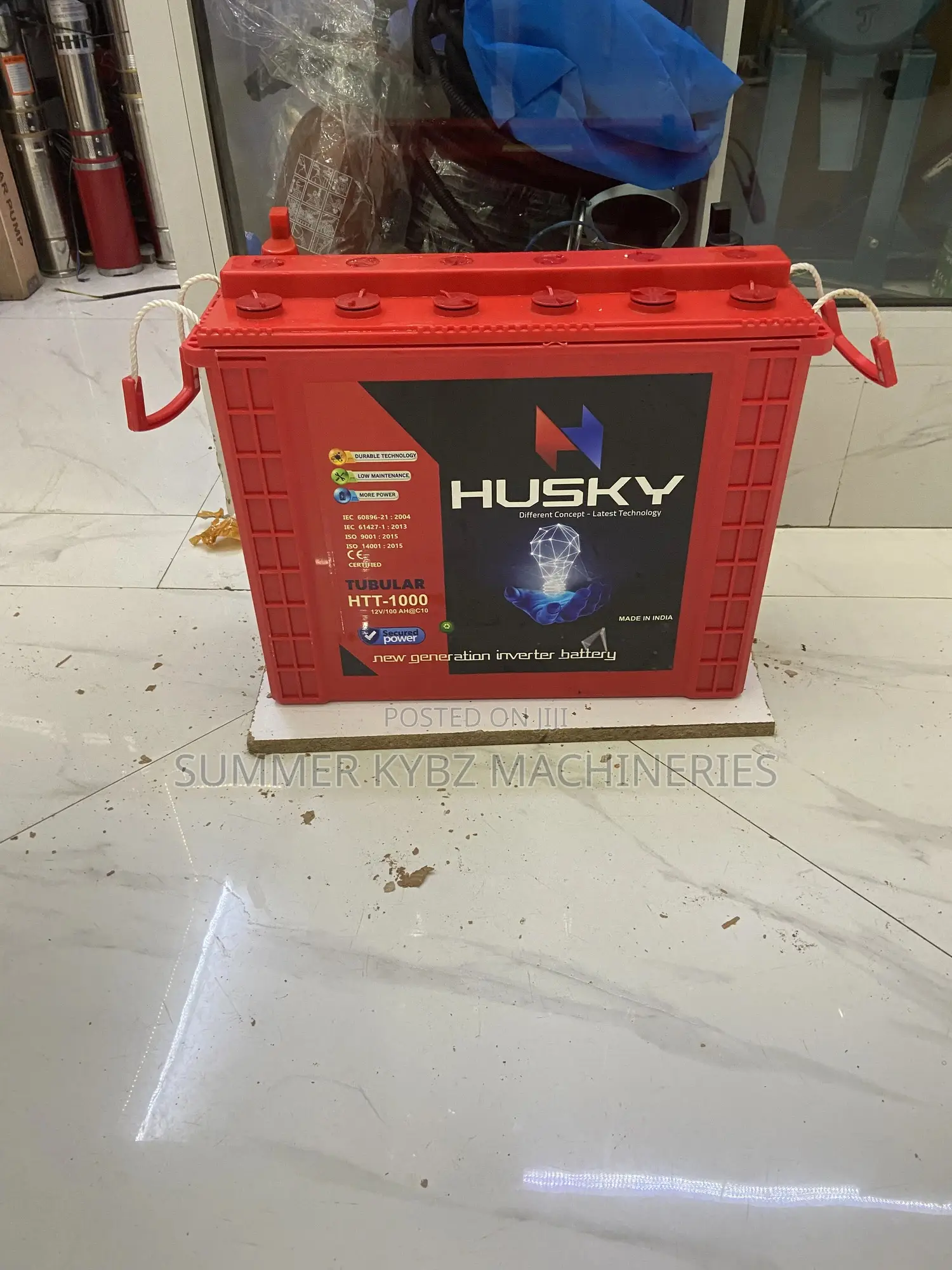 Husky HTT -1000 Tubular Inverter Battery 100ah