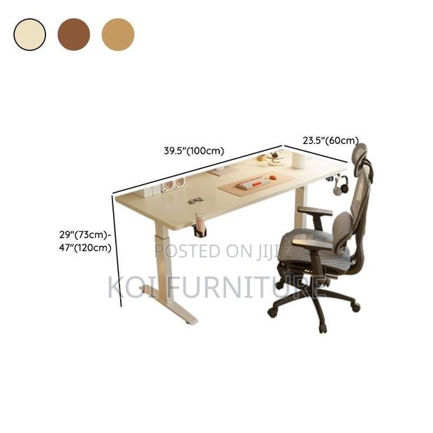 Office Desk; 1.2 Meters Home Office Studying Adjustable Electric Desk - thumbnail 3