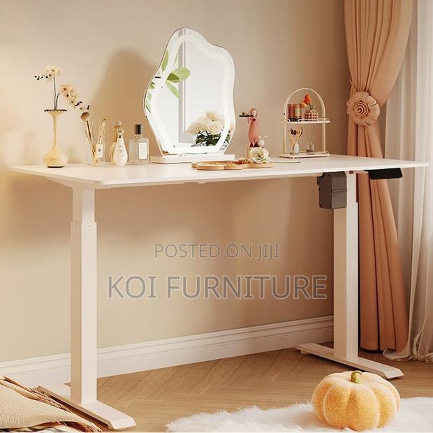 Office Desk; 1.4 Meters Ergonomic Electric Height Office Table