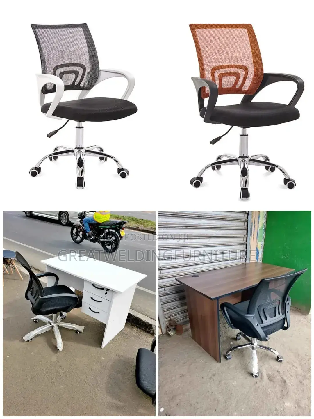 Adjustable Chairs With Lockable Office Desk R