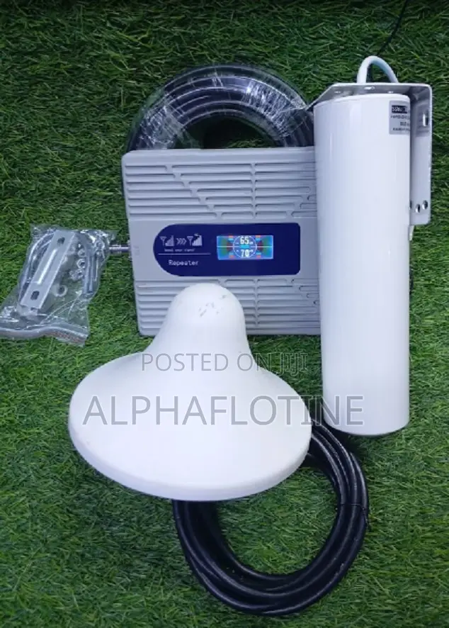 5g Quadband GSM Booster With 2 Indoor Antennas-Covers Up to 3000 Sq Ft