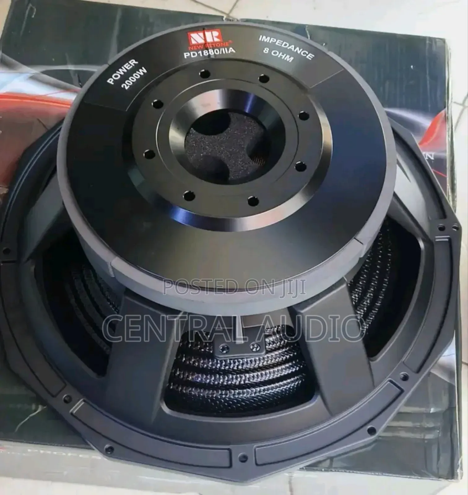 Pd 1880 Carbon Fibre Water Proof Bass Speaker