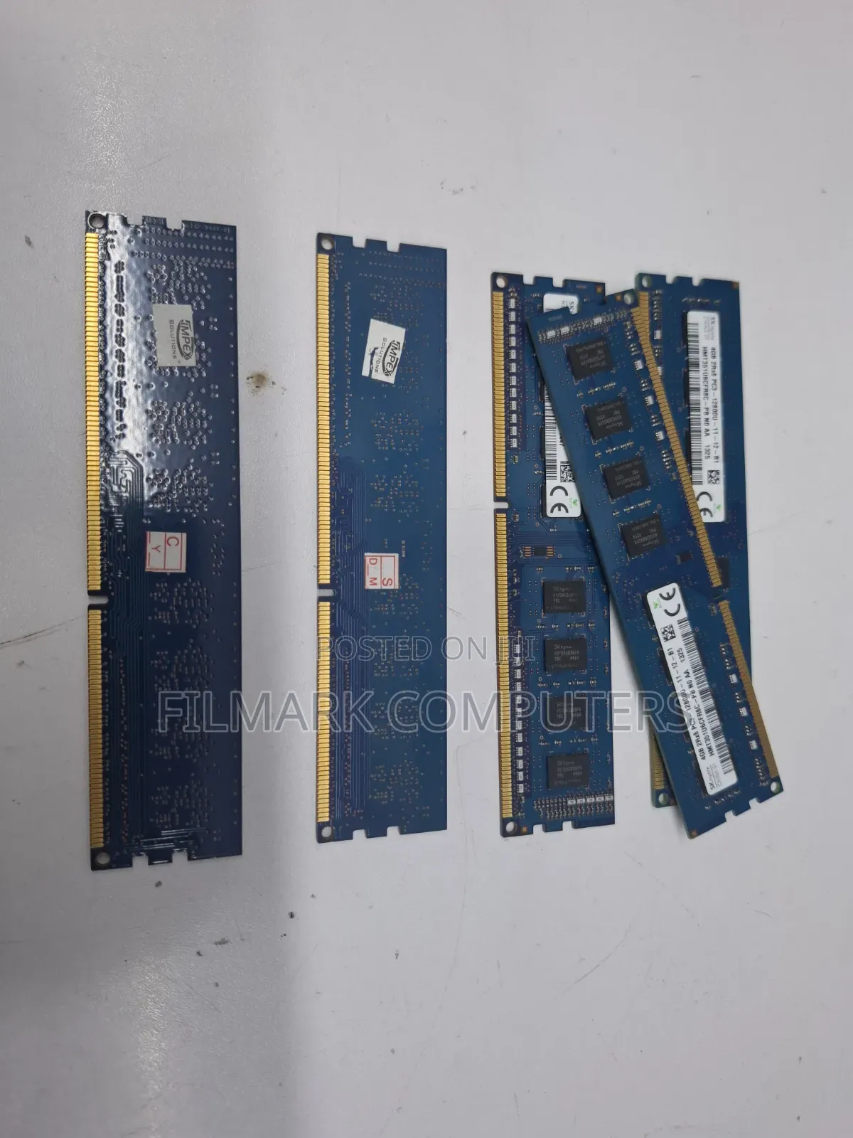 Sk Hynix 4gb Ram 2rx8 Pc3-12800u-11-12-B1 Desktop Ram/Memory