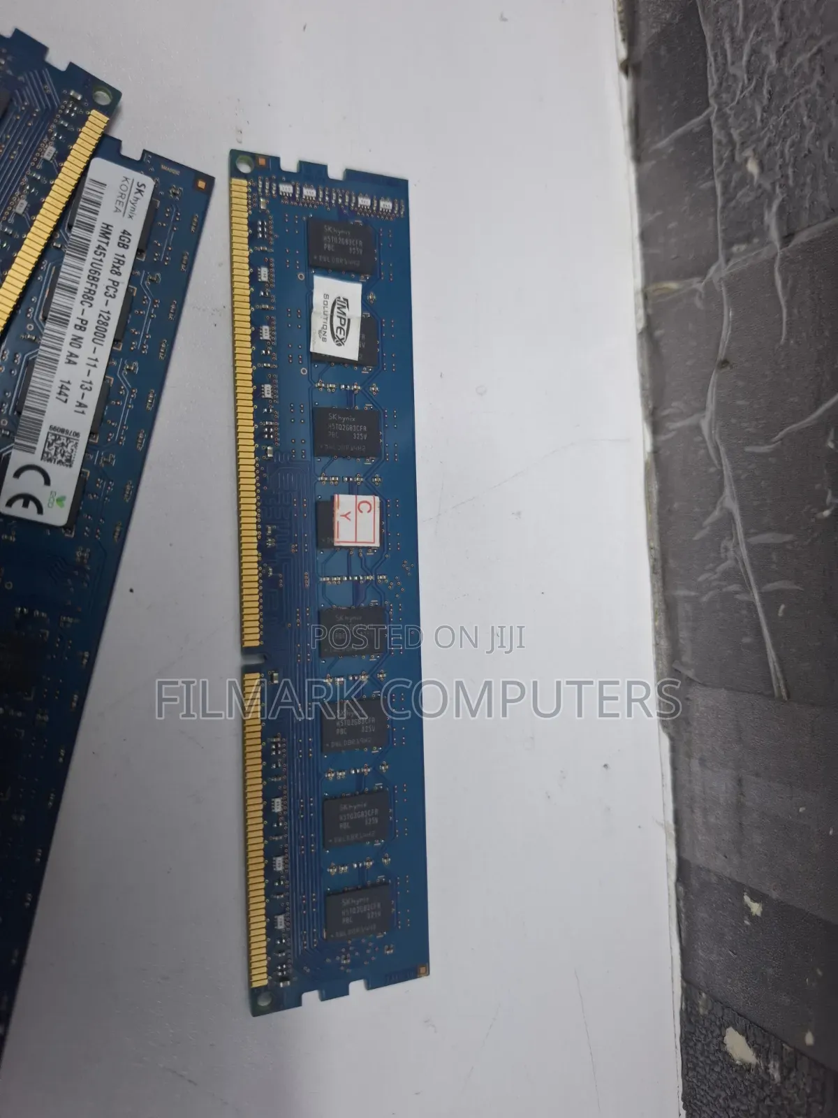 Sk Hynix 4gb Ram 2rx8 Pc3-12800u-11-12-B1 Desktop Ram/Memory