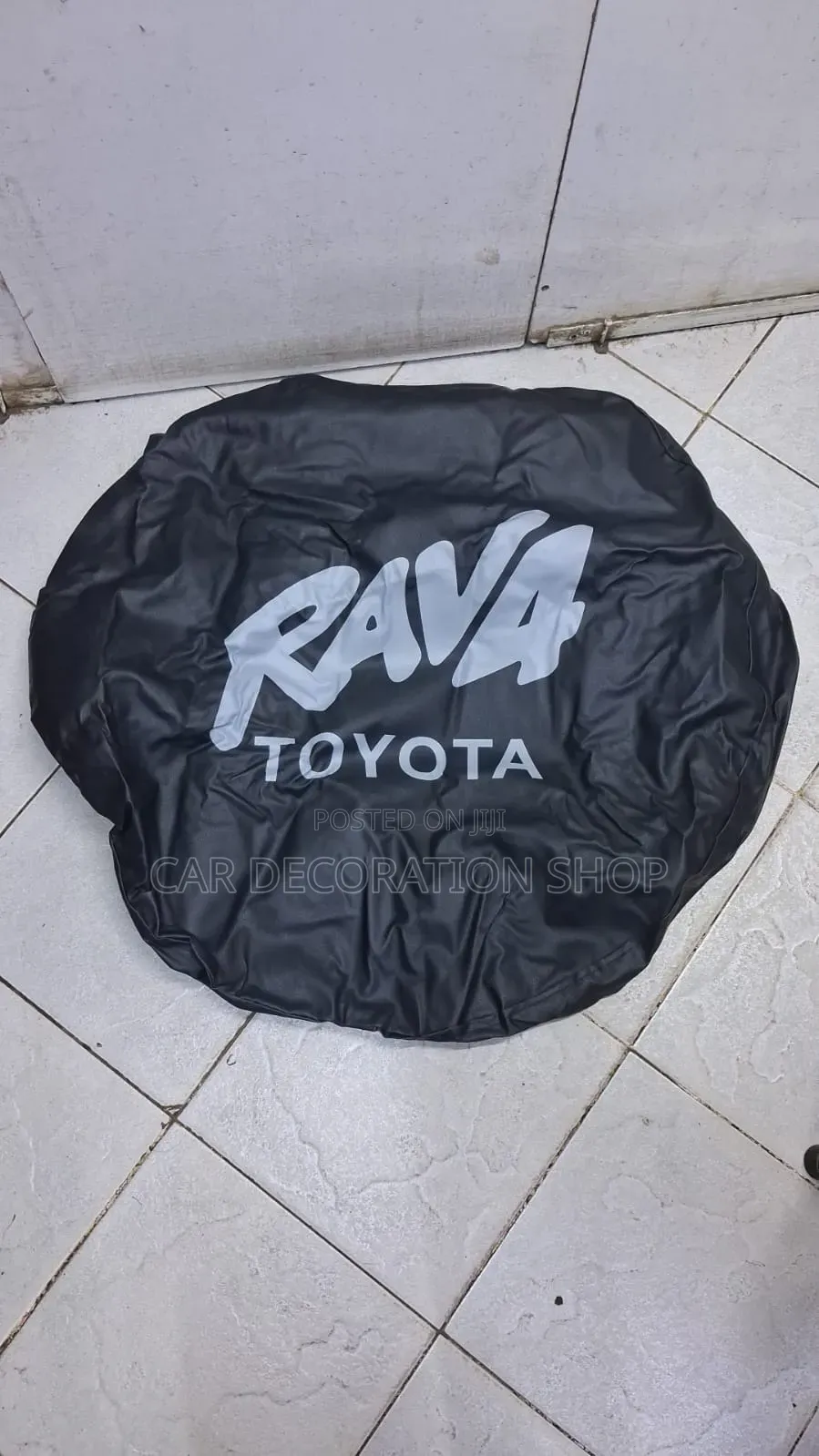 Rav4 Black 16inch Canvas Spare Wheel Waterproof Cover Bag