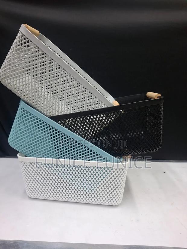 *Small Plastic Storage Basket - thumbnail 3
