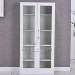 2 Door Full Glass Cabinets
