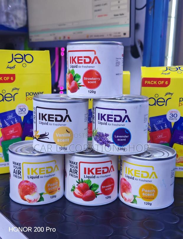 Ikeda Long Lasting Dashboard Mount Air Freshener in Different Flavors
