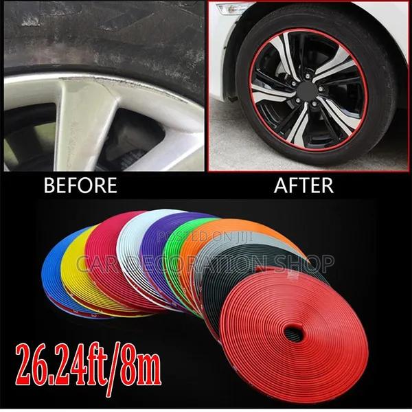 Slim Strip Rubber Rim Saver Protector in Colors