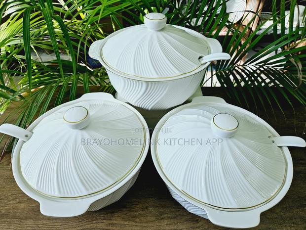 3 Pieces Ceramic Serving Bowls