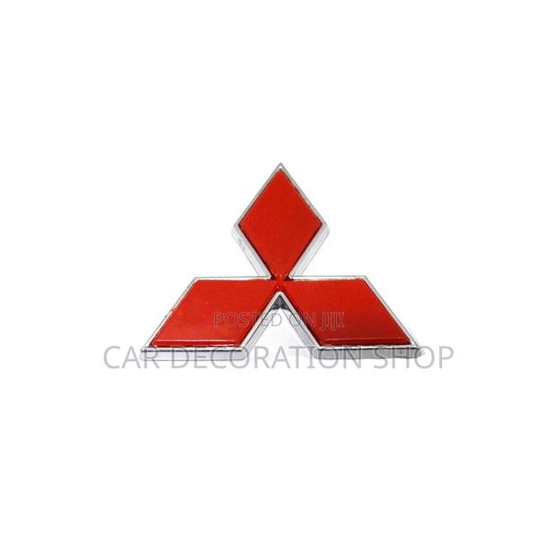 Red Star Mitsubishi Front or Rear 3d Logo in Different Sizes