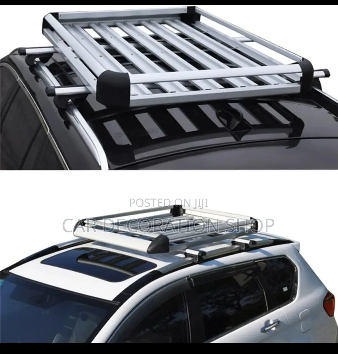 Silver Roof Mount Luggage Carrier