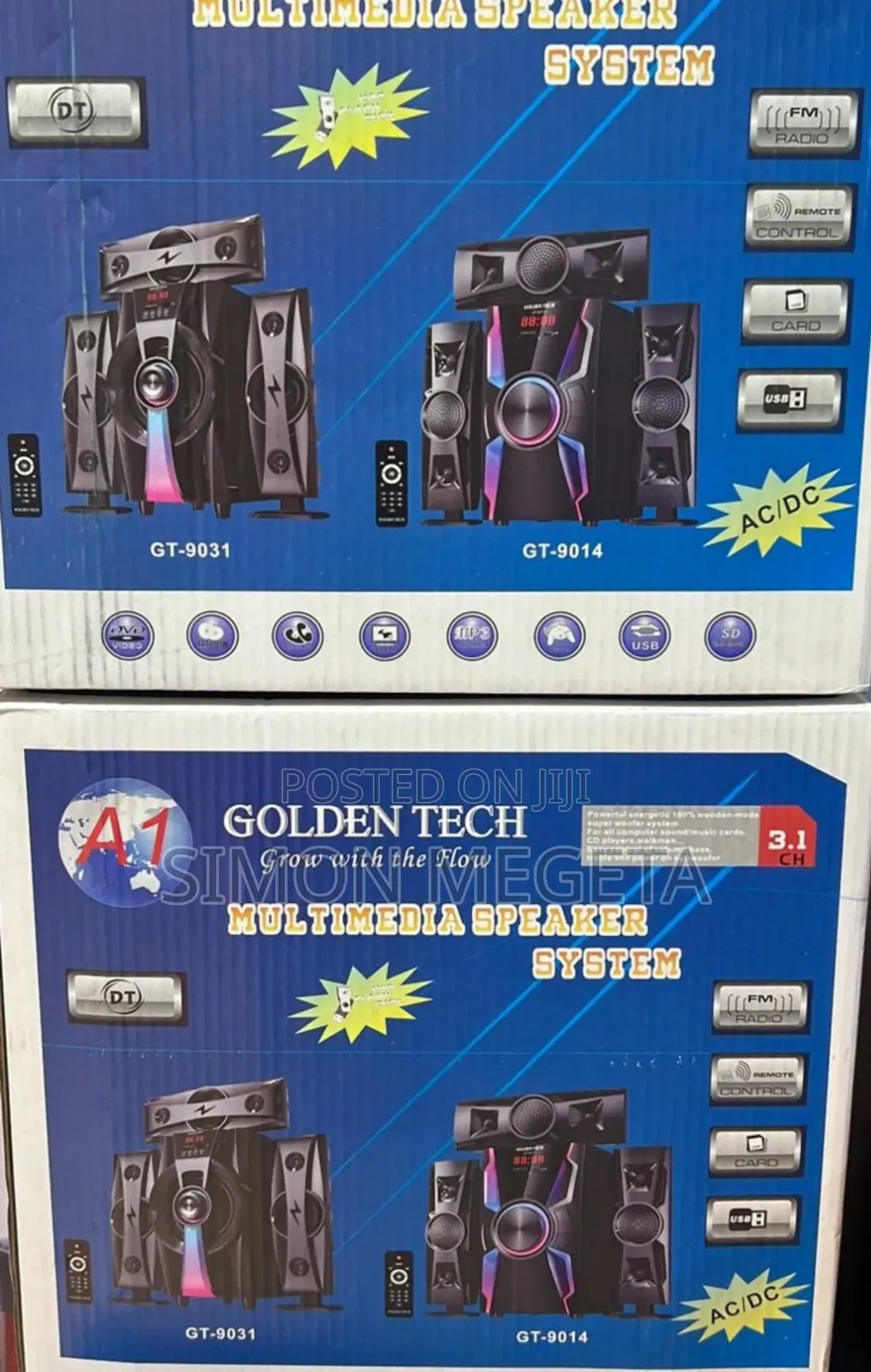 3.1ch Goldentech Multimedia Speaker Woofer